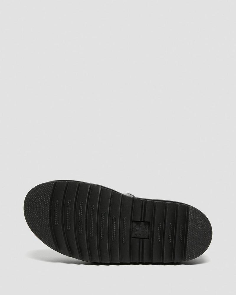 Dr Martens Blaire Patent Lær Gladiatorsandaler Dame Svarte | Norge 493FDN